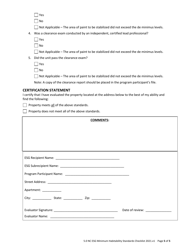 5.0 Nc Esg Minimum Habitability Standards for Rapid Rehousing Checklist - North Carolina, Page 5