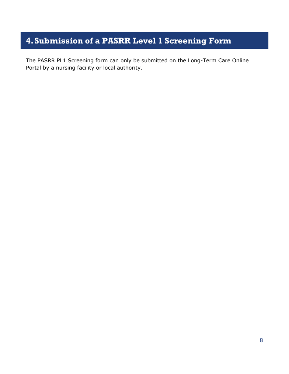 Instructions for Pasrr Level 1 Screening Form - Texas, Page 8