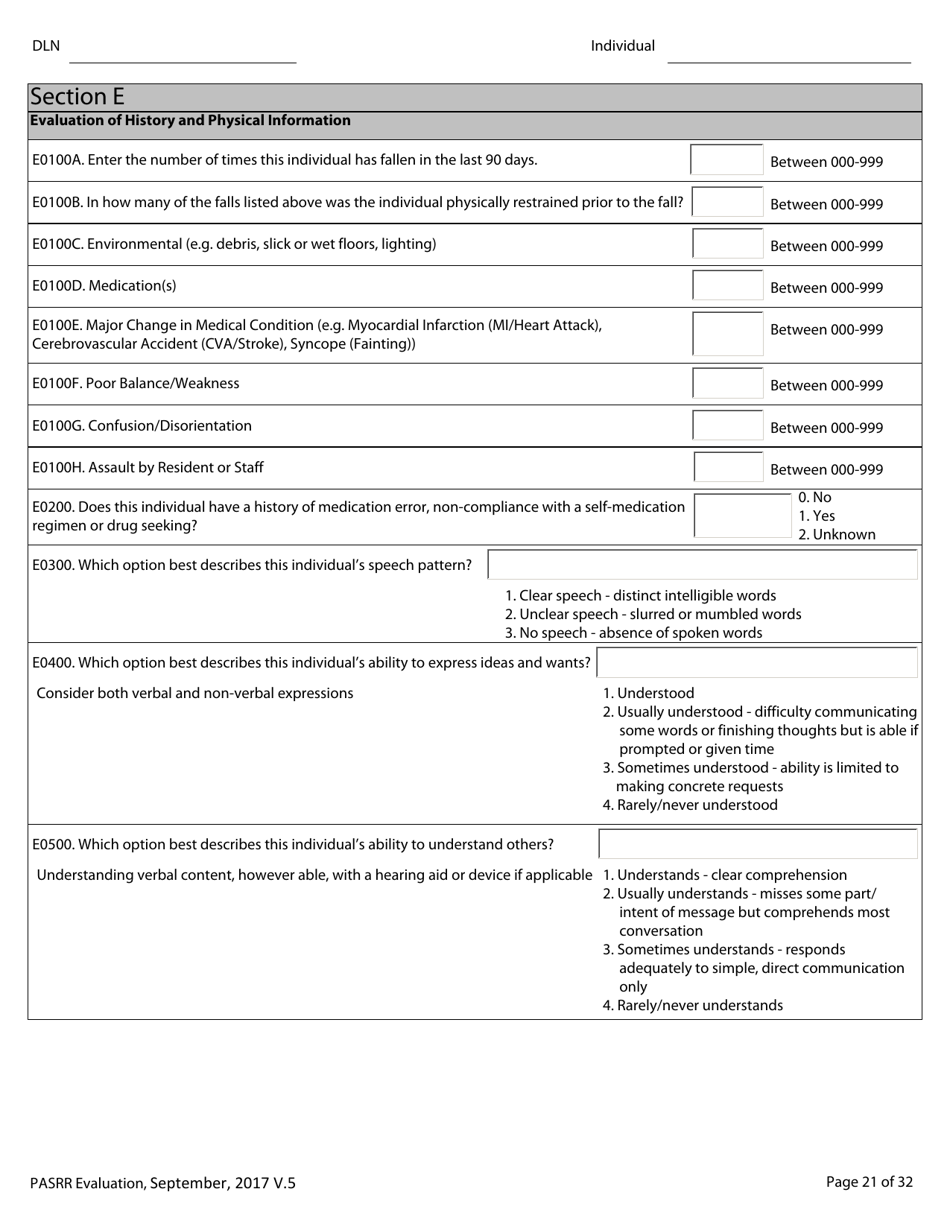 Texas Pasrr Evaluation - Fill Out, Sign Online and Download PDF ...