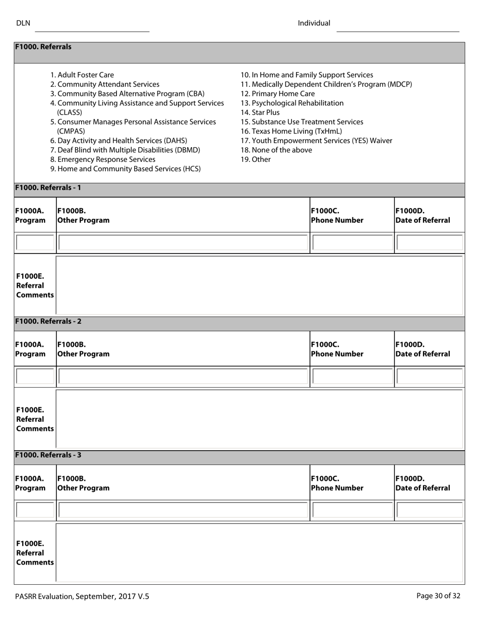 Pasrr Evaluation - Texas, Page 30