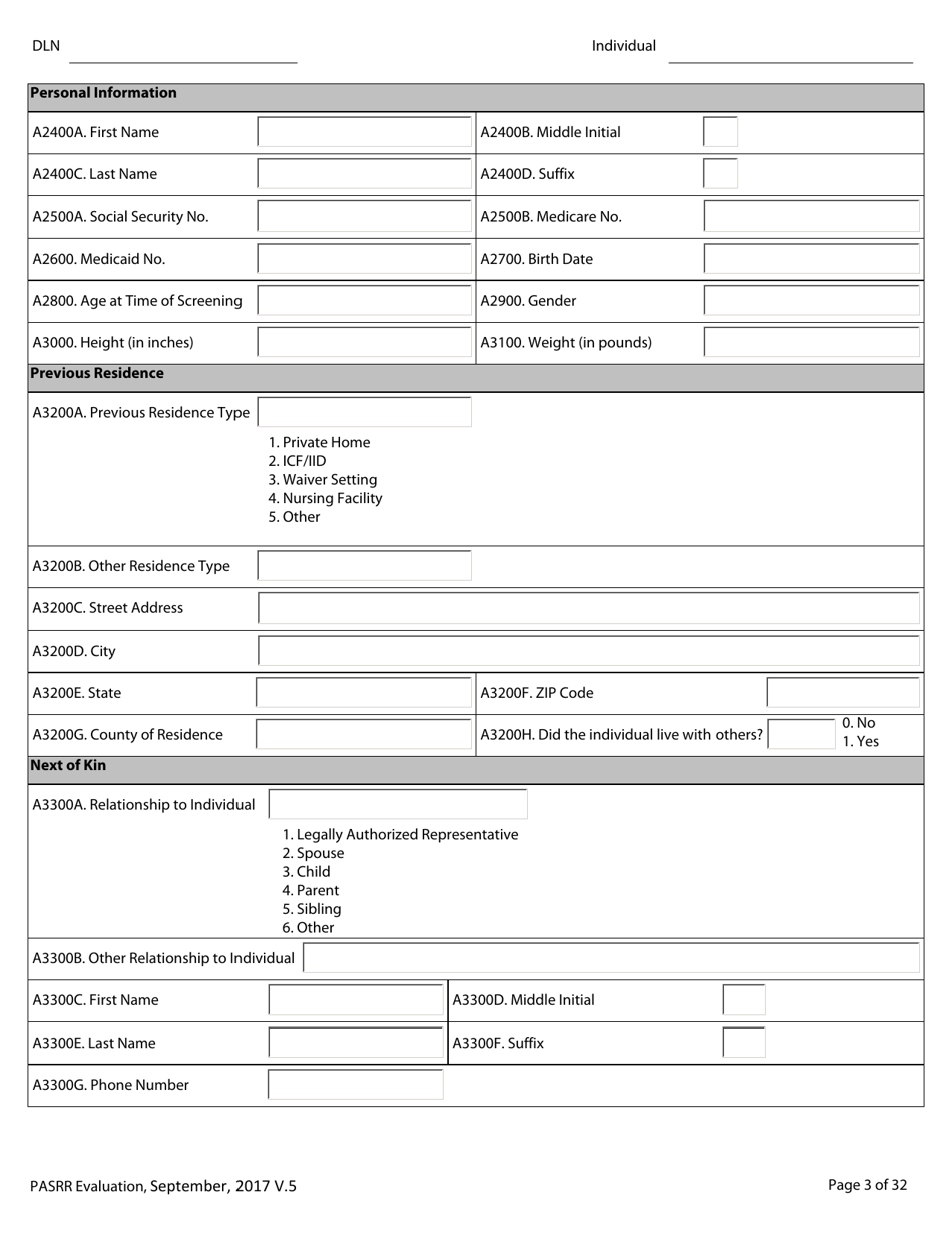 Pasrr Evaluation - Texas, Page 3