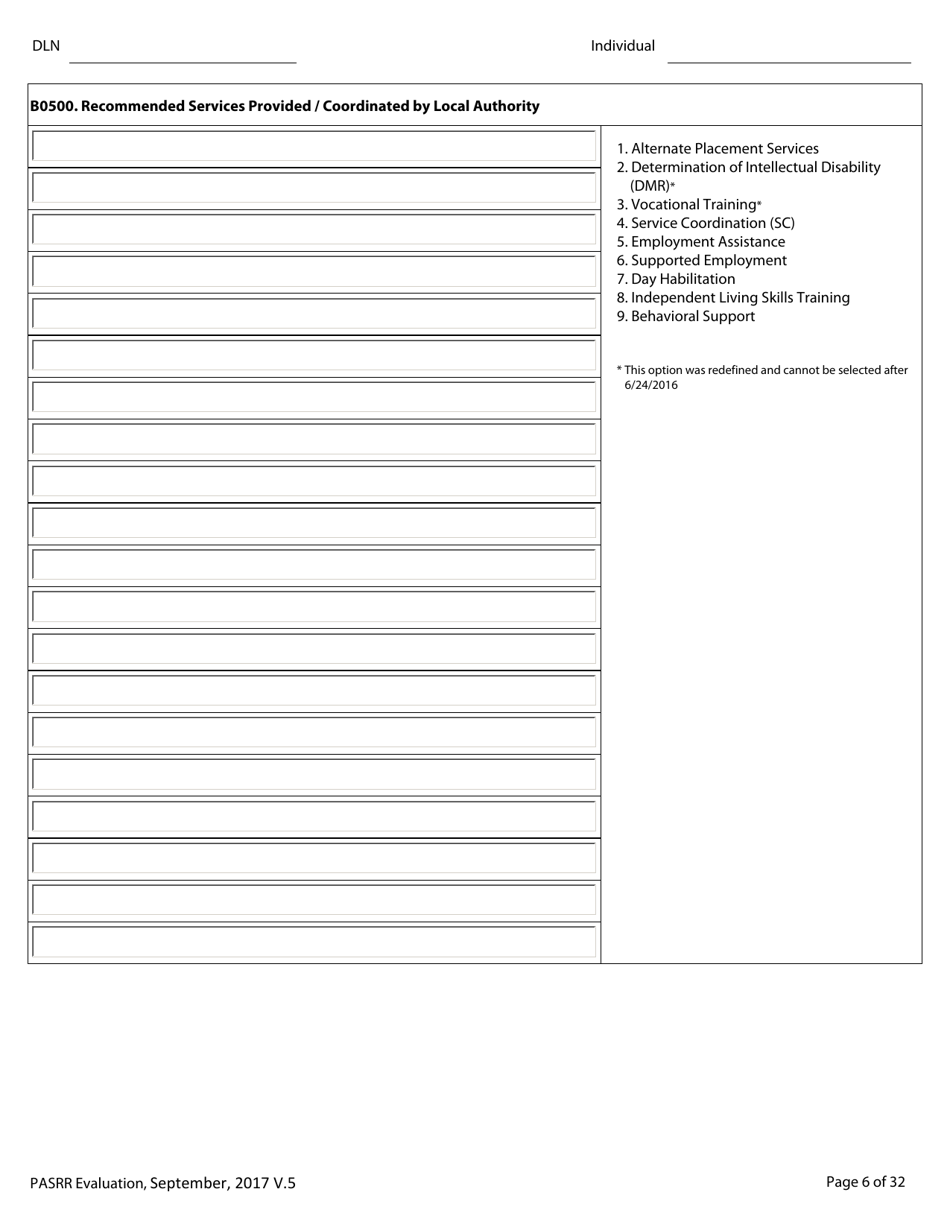 Pasrr Evaluation - Texas, Page 6