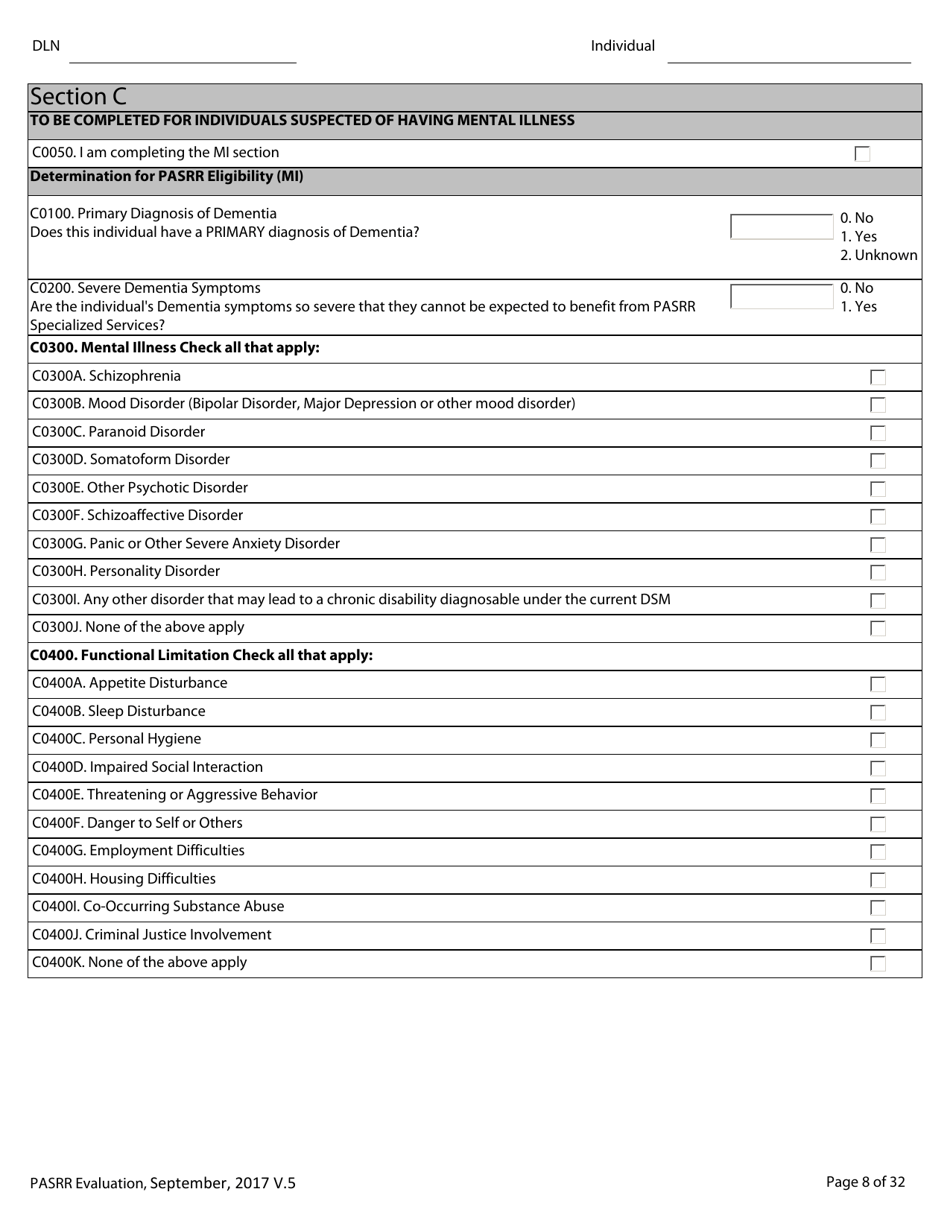 Pasrr Evaluation - Texas, Page 8
