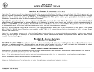 Form GOMBGATU-3002 Section 319(H) Uniform Grant Budget Template - Illinois, Page 2