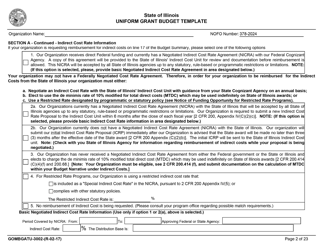 Form GOMBGATU-3002 Section 319(H) Uniform Grant Budget Template - Illinois, Page 6