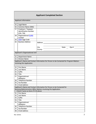 Section 319(H) Uniform Grant Application - Illinois, Page 2