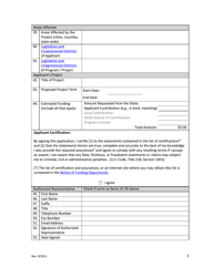 Section 319(H) Uniform Grant Application - Illinois, Page 3