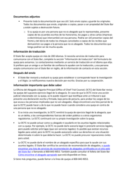 Formulario De Queja Por Ejercicio Ilegal De La Abogacia - California (Spanish), Page 2