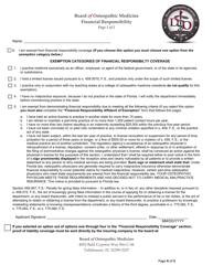 Osteopathic Physician Reactivation Request - Florida, Page 4