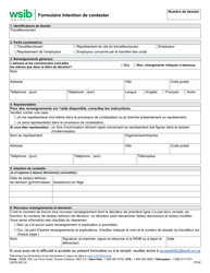 Forme 2399B Formulaire Intention De Contester - Ontario, Canada (French), Page 2