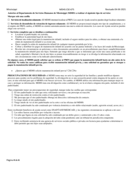 Formulario MDHS-CSE-675 Solicitud De Servicios De Manutencion Infantil - Mississippi (Spanish), Page 4