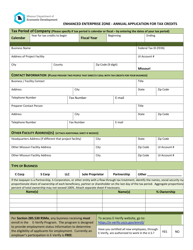 Annual Tax Credit Application - Enhanced Enterprise Zone Tax Credit Program - Missouri, Page 3