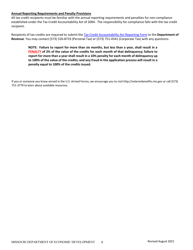 Notice of Intent (Noi) - Missouri Works Program - Missouri, Page 6