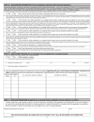 Form B1 (MO375-0112) Missouri Uniform Application for Bail Bond or Surety Recovery License - Missouri, Page 2