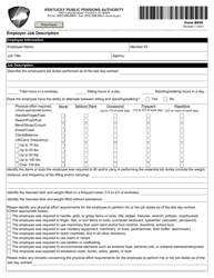 Form 8030 Employer Job Description - Kentucky, Page 2