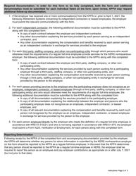Form 6756 Annual Employer Certification of Non-contributing Service Providers - Kentucky, Page 2