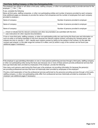 Form 6756 Annual Employer Certification of Non-contributing Service Providers - Kentucky, Page 4
