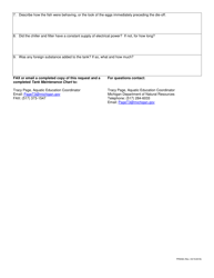 Form PR5092 Egg or Fish Loss Report and Replacement Egg or Fish Request - Salmon in the Classroom - Michigan, Page 2