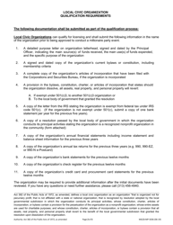 Form MGCB-MP-5036 Millionaire Party Qualification Form (Local Civic Organization) - Michigan, Page 2