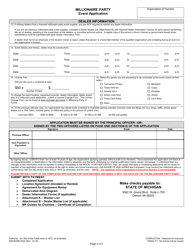Form MGCB-MP-5022 Millionaire Party Event Application - Michigan, Page 2