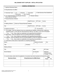 Form MGCB-MP-5055 Millionaire Party Supplier License Initial Application - Michigan, Page 3