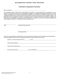 Form MGCB-MP-5055 Millionaire Party Supplier License Initial Application - Michigan, Page 6