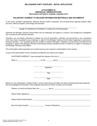 Form MGCB-MP-5055 Millionaire Party Supplier License Initial Application - Michigan, Page 8