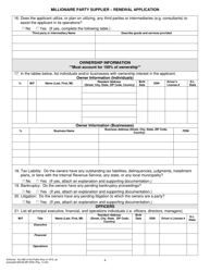 Form MGCB-MP-5055 Millionaire Party Supplier License Renewal Application - Michigan, Page 4