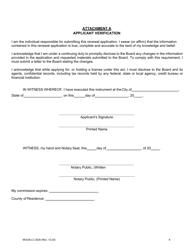 Form MGCB-LC-3028 Occupational License Application - Renewal - Michigan, Page 6