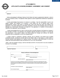 Personal Disclosure Form - Initial/Five-Year Renewal - Michigan, Page 13
