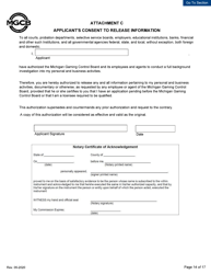 Personal Disclosure Form - Initial/Five-Year Renewal - Michigan, Page 14