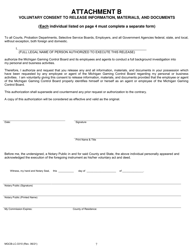 Form MGCB-LC-3310 Subcontractor 1 Exemption Application - Michigan, Page 7