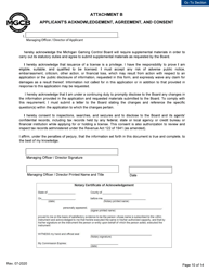 Business Disclosure Form - Initial/Five-Year Renewal - Michigan, Page 10