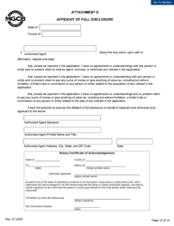 Business Disclosure Form - Initial/Five-Year Renewal - Michigan, Page 12