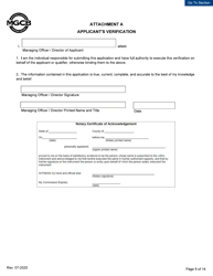 Business Disclosure Form - Initial/Five-Year Renewal - Michigan, Page 9