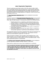 Form MGCB-LC-3082 Labor Organization Registration Form - Michigan, Page 2