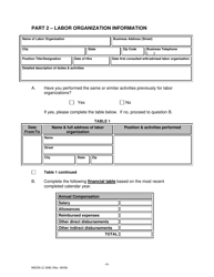 Form MGCB-LC-3082 Labor Organization Registration Form - Michigan, Page 6