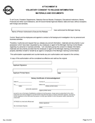 Supplemental Personal Disclosure Form - Initial/Five-Year Renewal - Michigan, Page 8