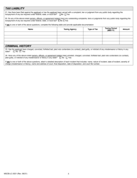 Form MGCB-LC-3021 Vendor Exemption Application - Michigan, Page 5
