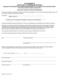 Form MGCB-LC-3021 Vendor Exemption Application - Michigan, Page 7