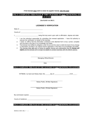 Form MGCB-LC-3030 Supplier License Annual Renewal Report - Michigan, Page 4