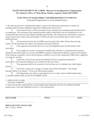 Application for Registration for an Unemployment Compensation Tax Account - Maine, Page 20