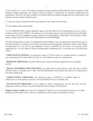 Application for Registration for an Unemployment Compensation Tax Account - Maine, Page 6