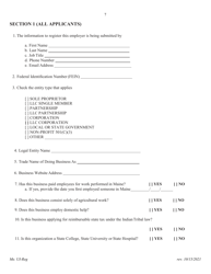 Application for Registration for an Unemployment Compensation Tax Account - Maine, Page 8