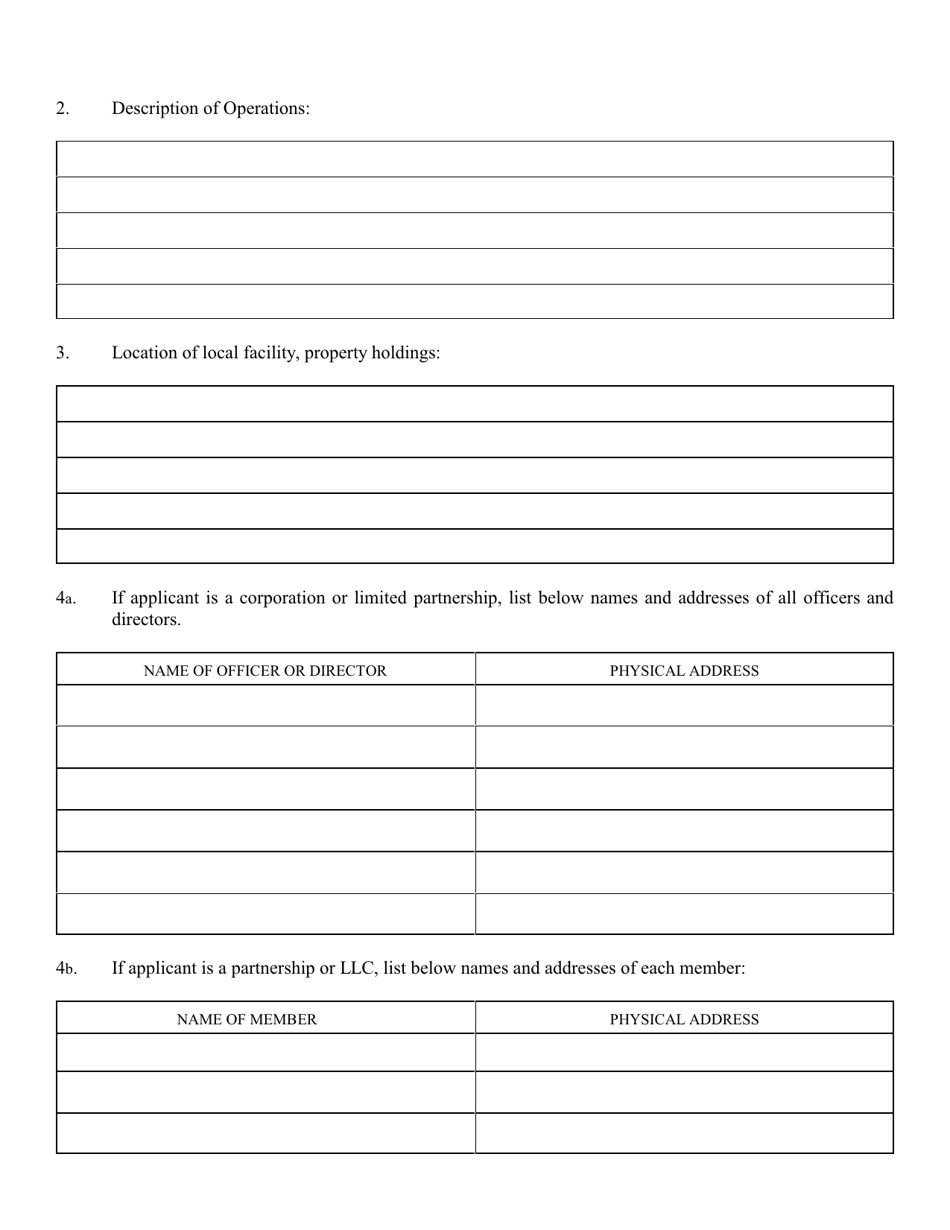 MWCC Form A-2 Self-insured Employer Application - Mississippi, Page 2