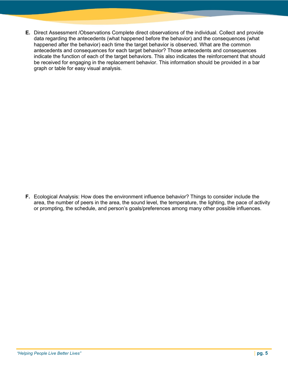 Functional Behavior Assessment - Nebraska, Page 5