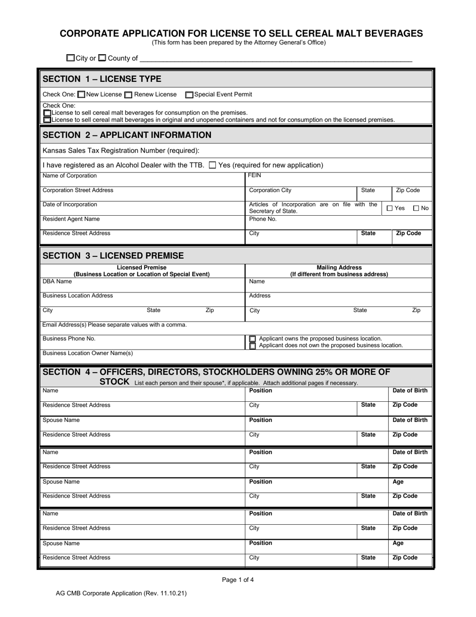 kansas-corporate-application-for-license-to-sell-cereal-malt-beverages