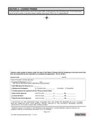 Corporate Application for License to Sell Cereal Malt Beverages - Kansas, Page 4