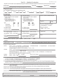 Form ED191 Early Childhood Health Assessment Record - Connecticut, Page 2