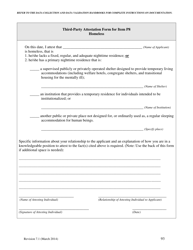 Document preview: Third-Party Attestation Form for Item P8 - Homeless - North Carolina